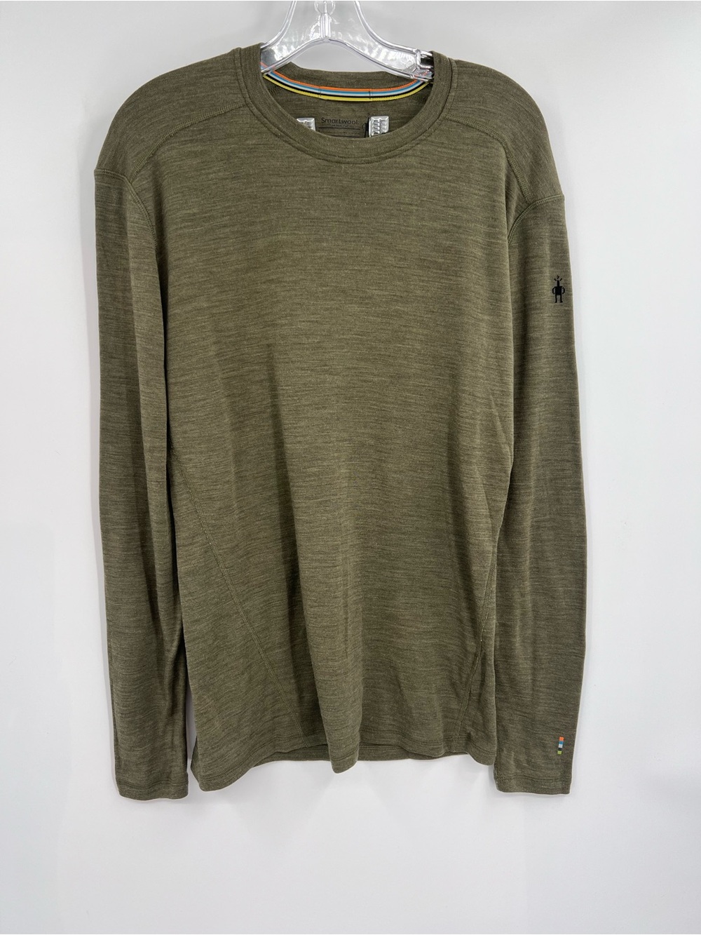 Smartwool 250oOlive Long-Sleeve Crewneck Shirt L